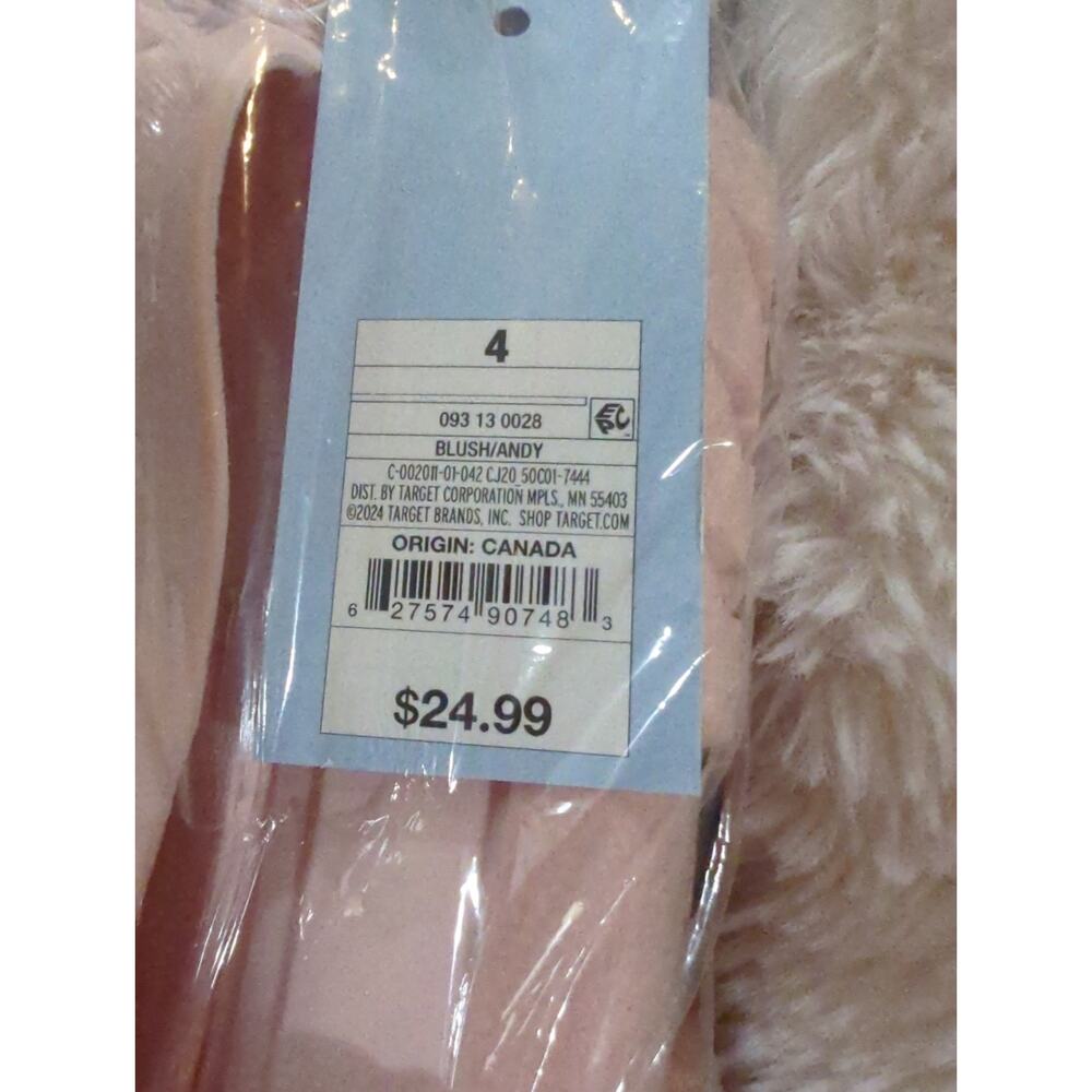 Cat and Jack Blush Slip on Rain Boot NWT Size 4 Youth - Picture 6 of 6